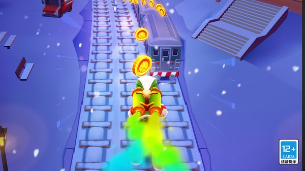 地铁跑酷双旦版本内置菜单本下载安装-地铁经典跑酷双诞版本无尽金币无限钥匙