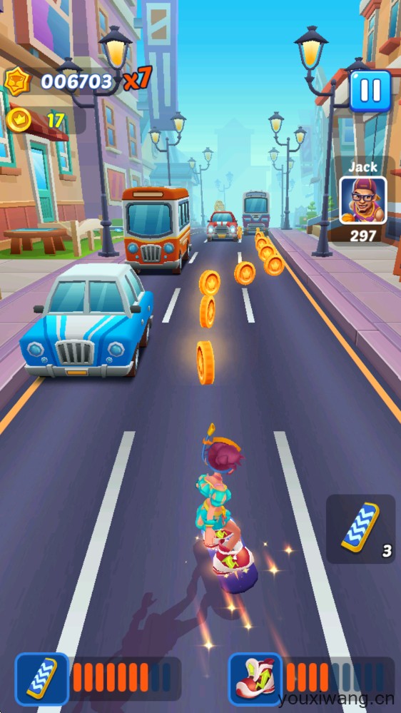 地铁公主赛跑者