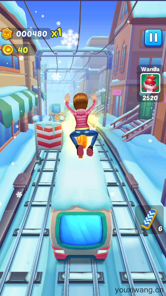 地铁公主赛跑者