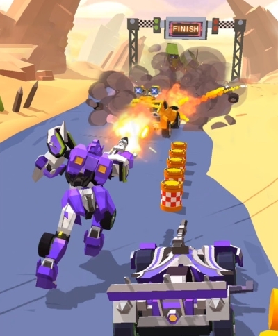 汽车人变形热血赛车截图1