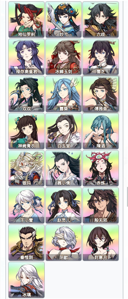 各种属性角色推荐配图3