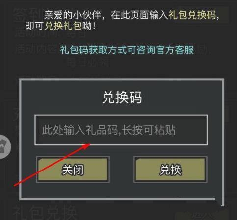 礼包码兑换教程配图2